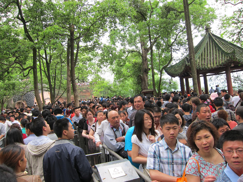 China tourist crowds