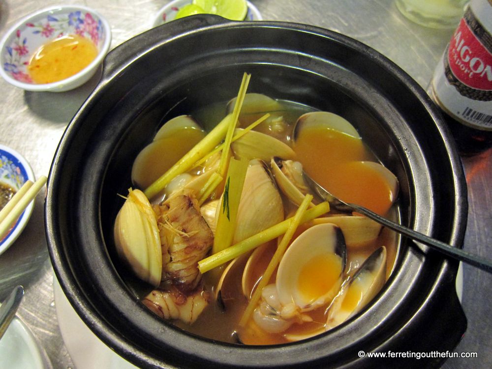 clams with lemongrass