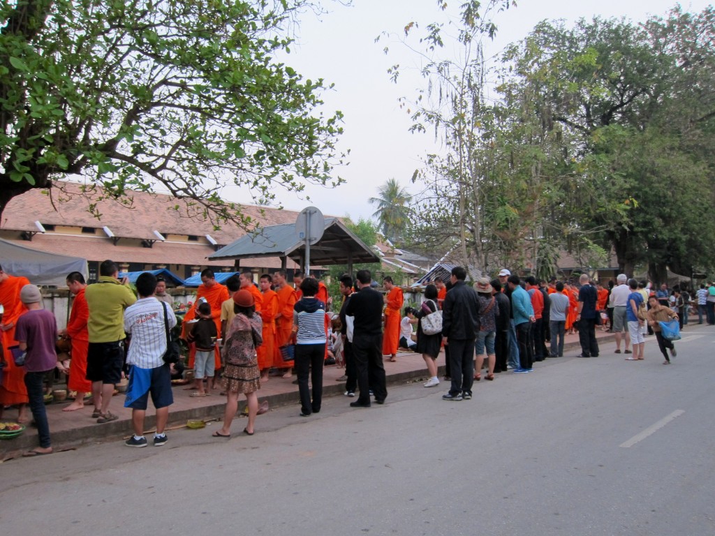 luang prabang alms ceremony