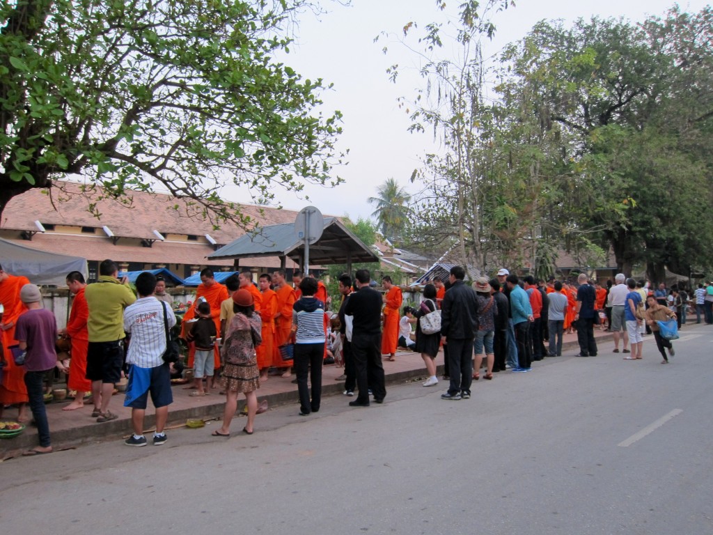 luang prabang alms ceremony