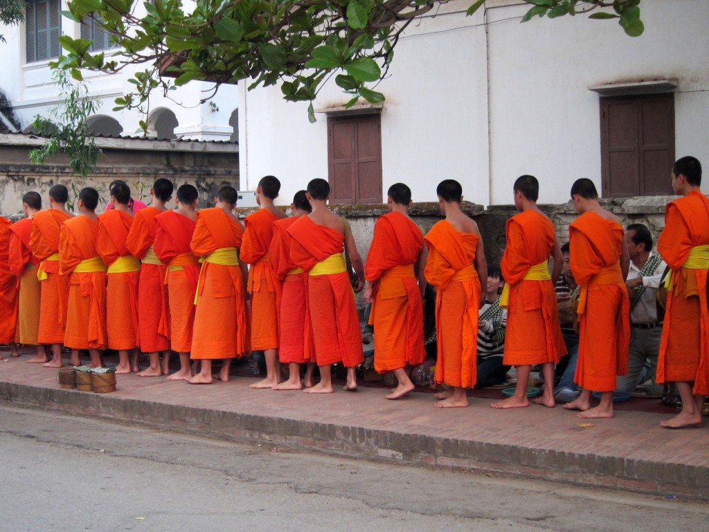 luang prabang alms ceremony