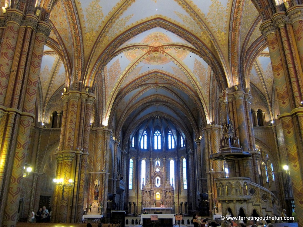 matthias church budapest interior