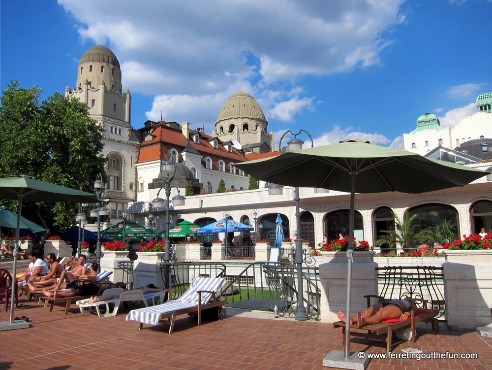 gellert baths roof deck