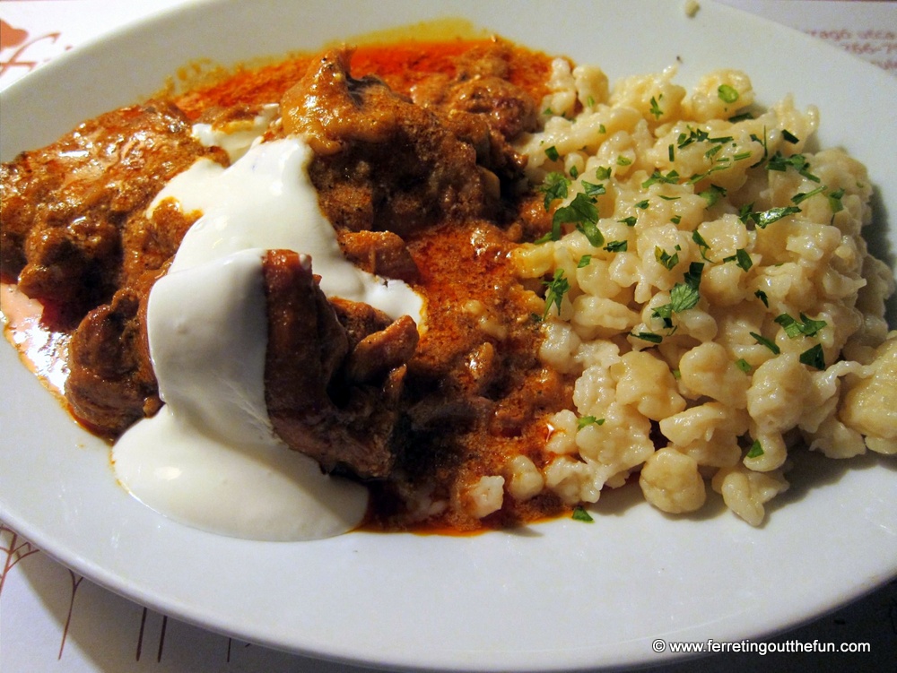 best paprika chicken in budapest