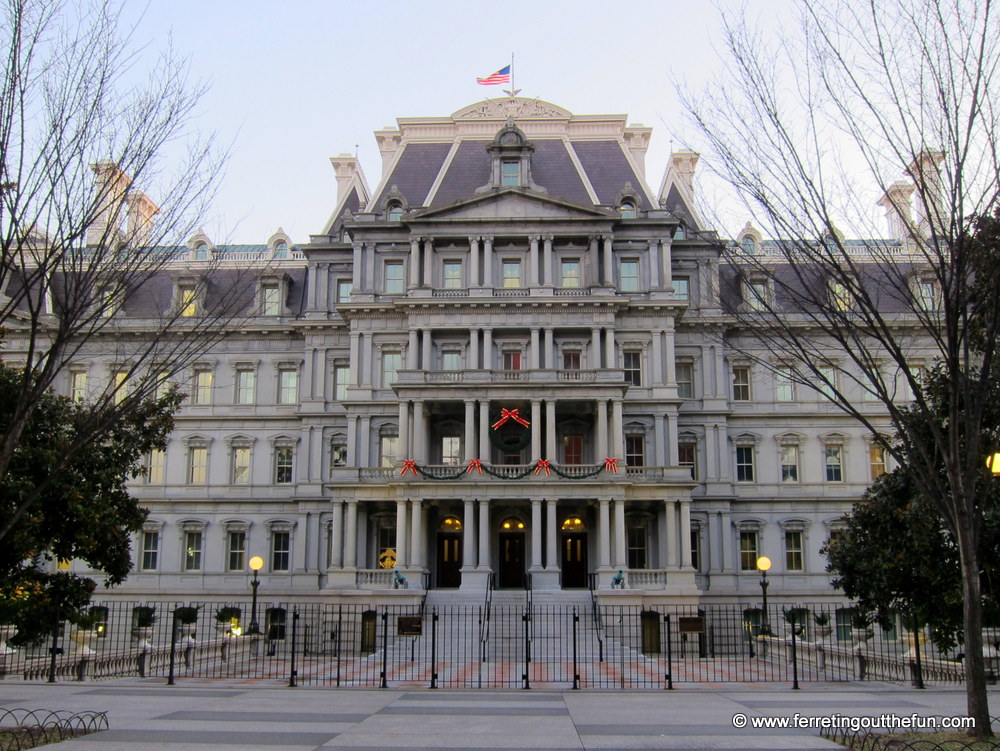 The Eisenhower Executive Building dates to the 1870s and is one of my favorites in DC.
