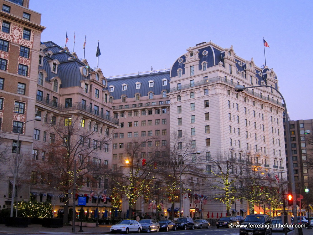 The historic Willard Hotel, now part of the InterContinental family.