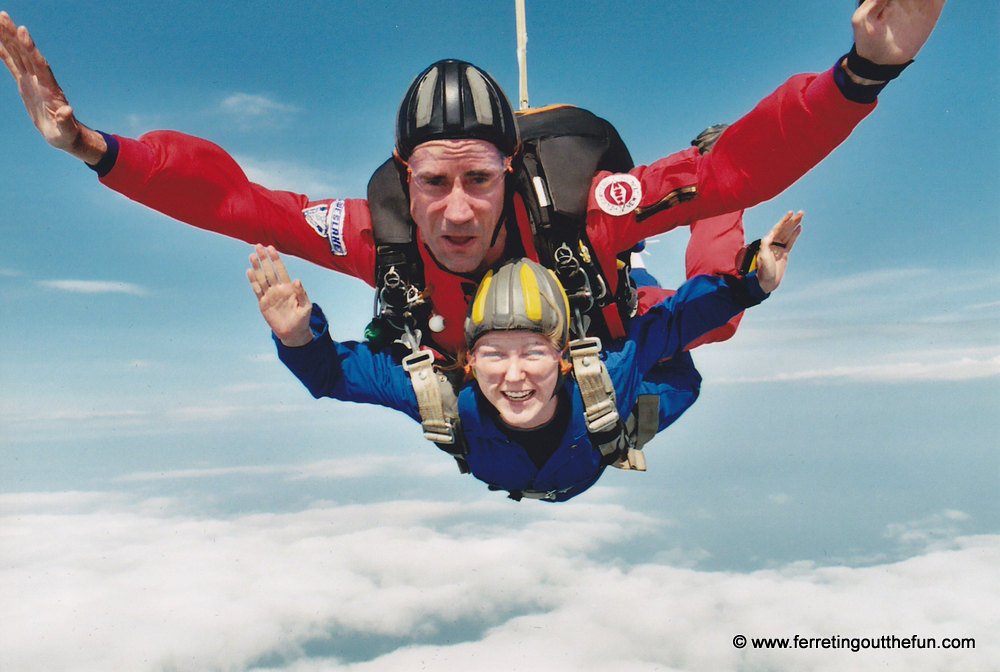 Skydiving in upstate New York.