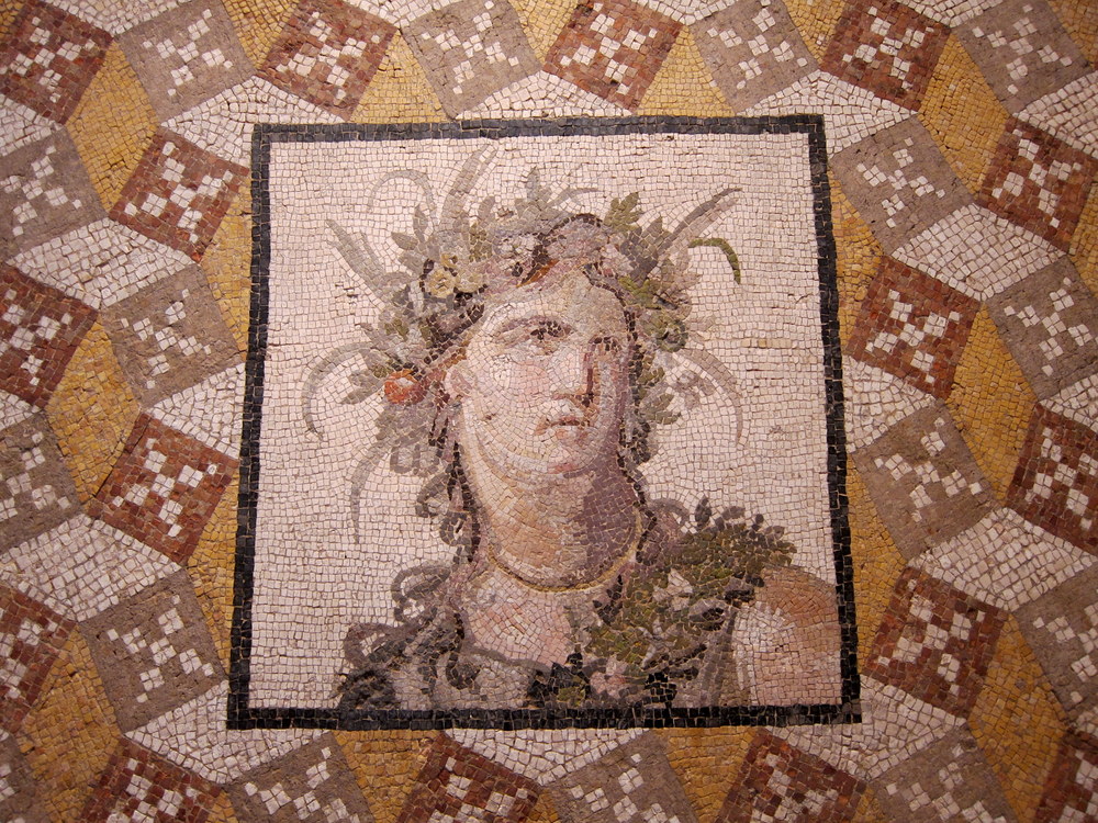 roman mosaic floor tile