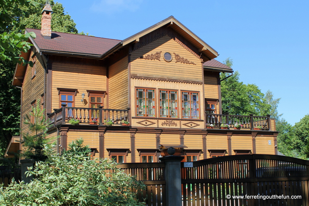 wooden art nouveau architecture