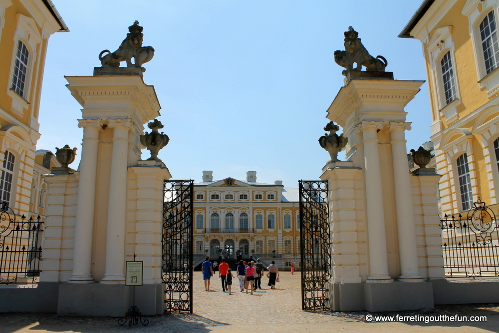 Rundale Palace Entrance Gates