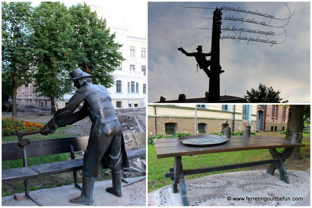 Liepaja sculptures