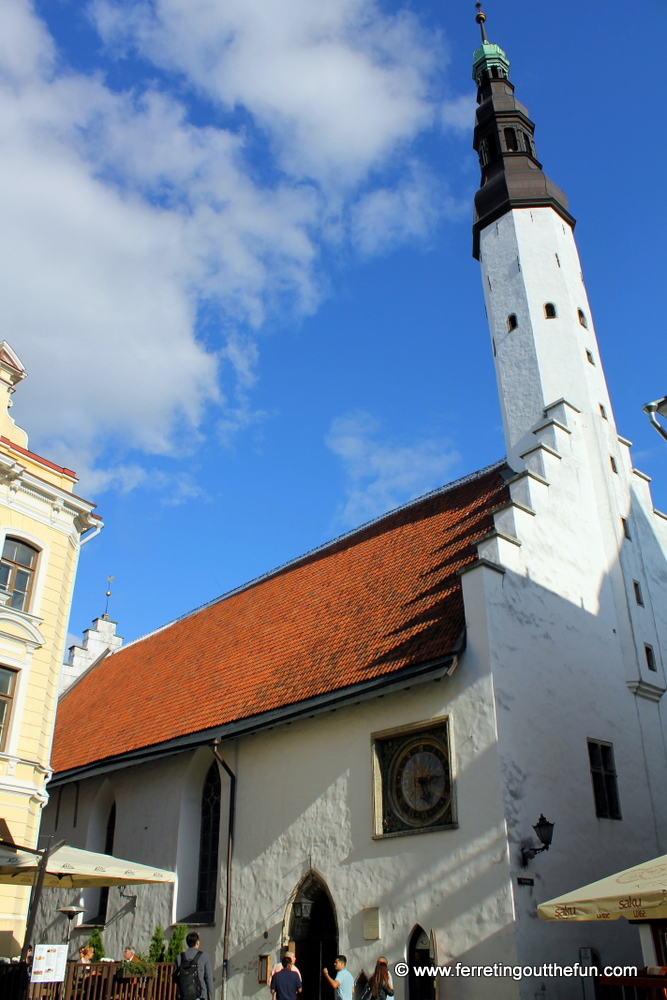 Medieval Church of the Holy Spirit in Tallinn, Estonia