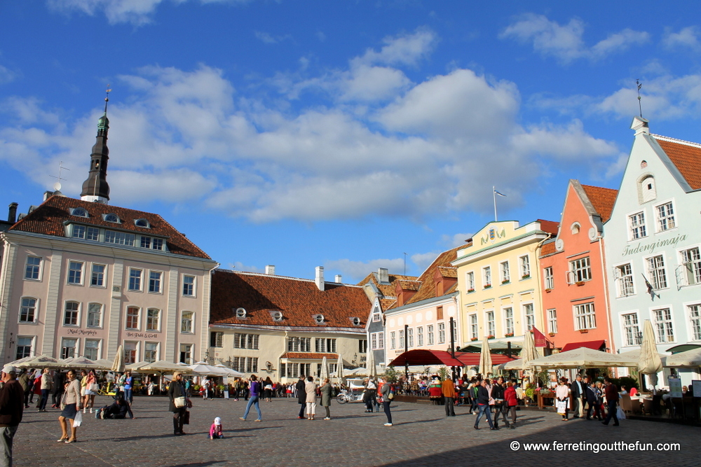 Tallinn old town square