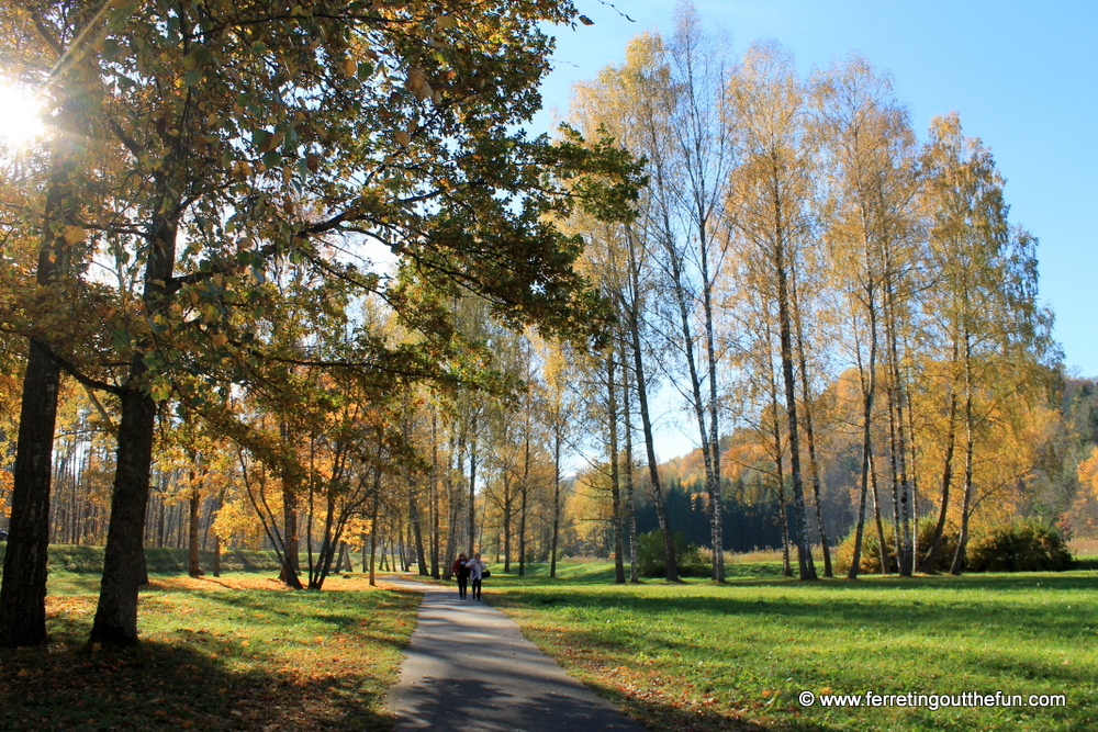 autumn in sigulda latvia