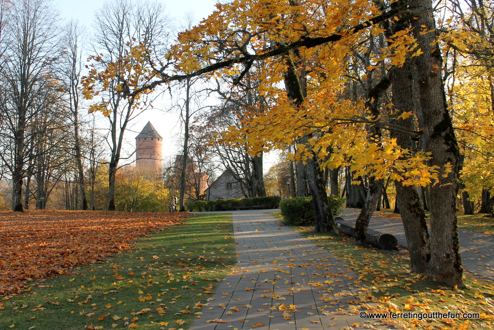 turaida museum preserve in autumn