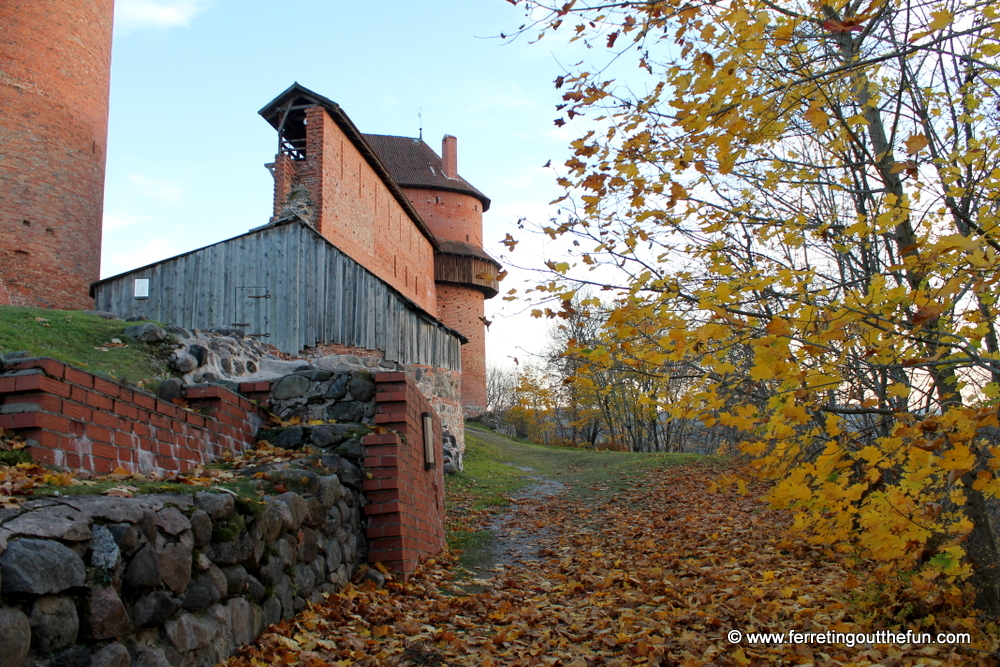 turaida castle in autumn