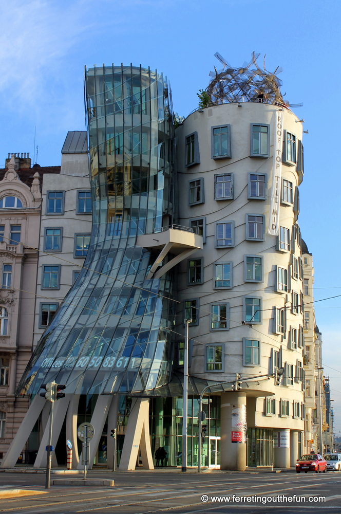 The Dancing House in Prague, Czech Republic