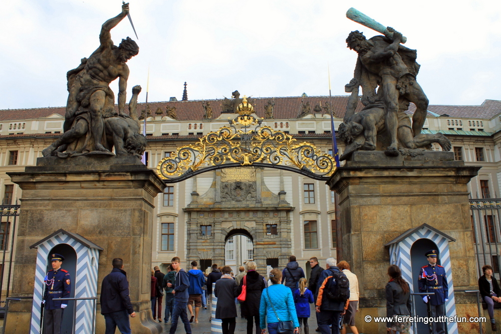 prague castle gate