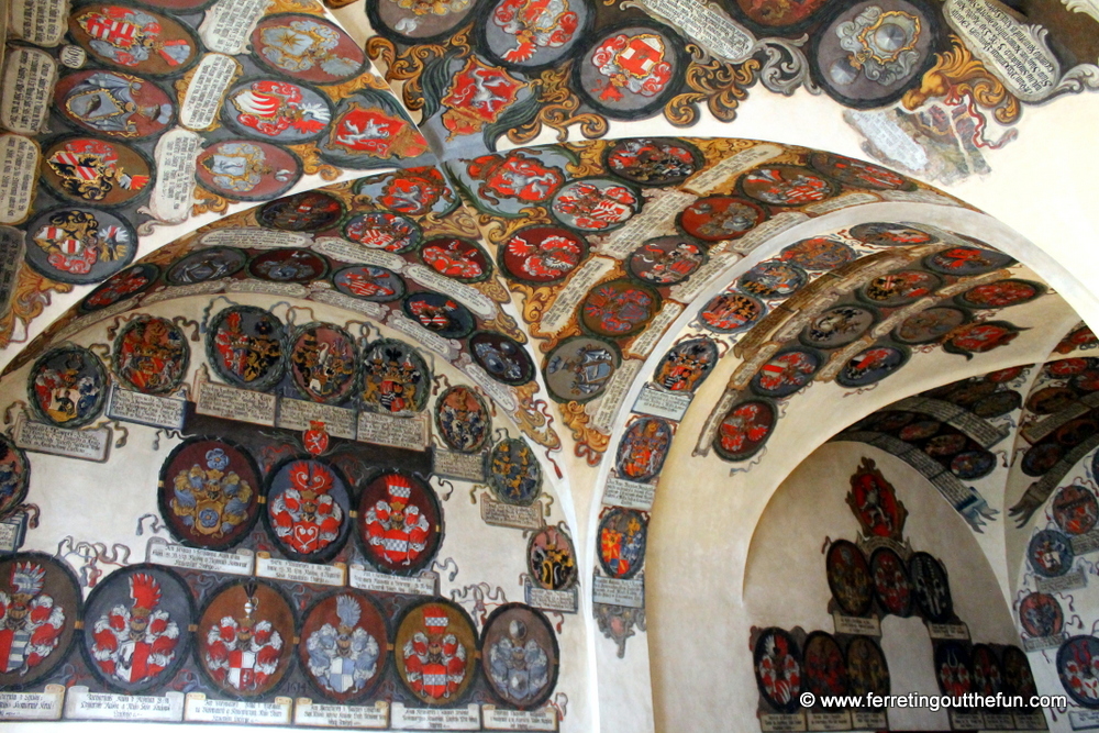 prague castle interior