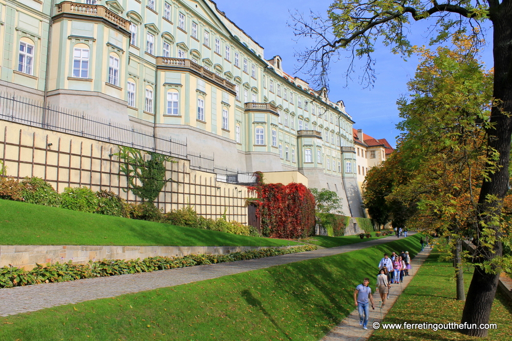 prague castle gardens