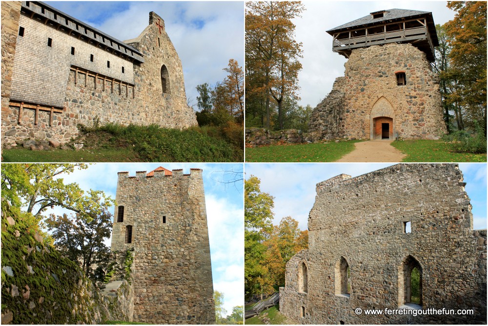 sigulda medieval castle ruins