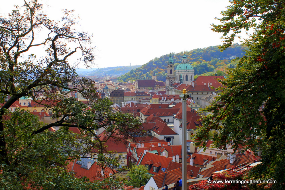 Prague garden view