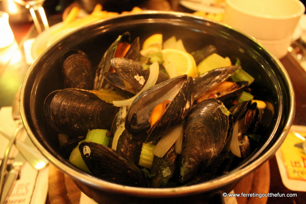 les moules prague menu