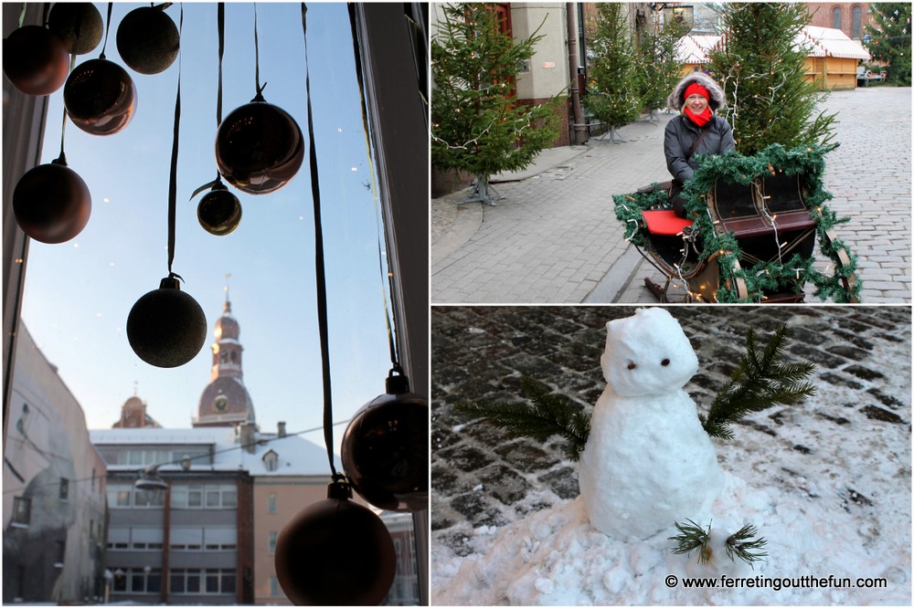 Riga holiday decorations