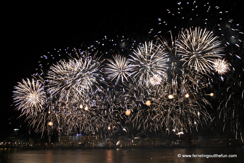 Riga New Years Fireworks
