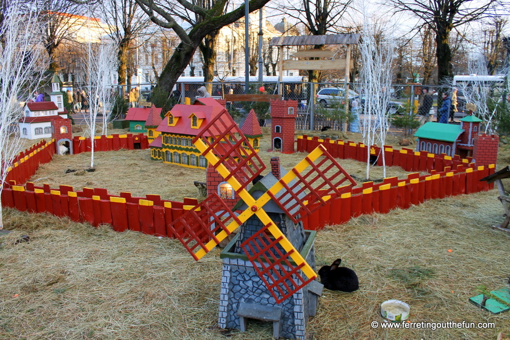 Riga Christmas bunny kingdom