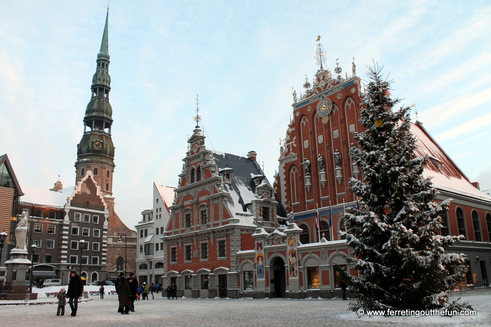 site of first Christmas tree in Riga
