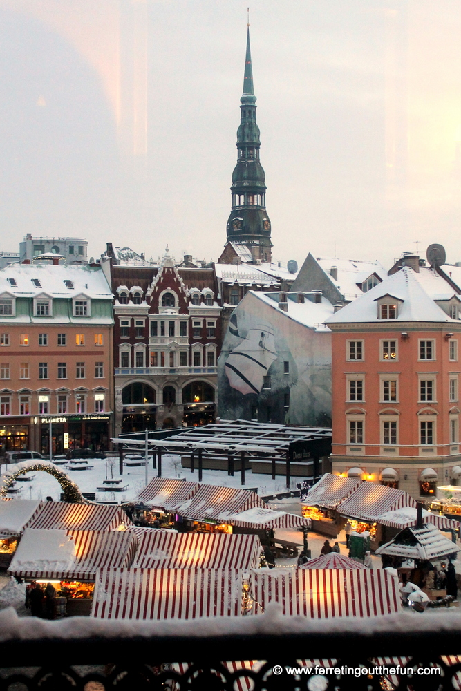 Old Town Christmas Market in Riga, Latvia