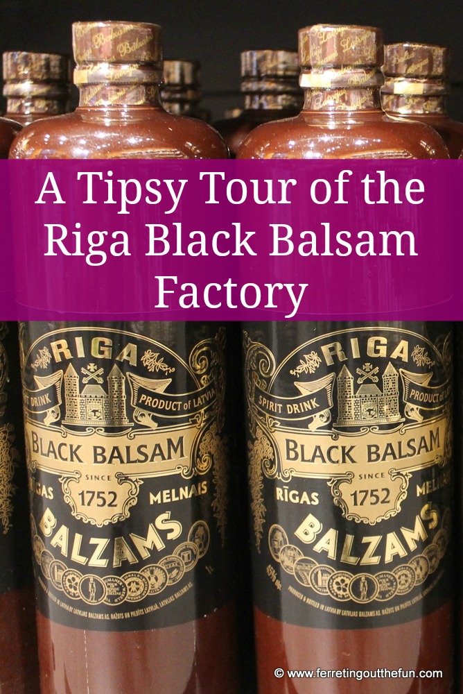 A guided tour of the Riga Black Balsam Factory plus a tasting of the special liquor
