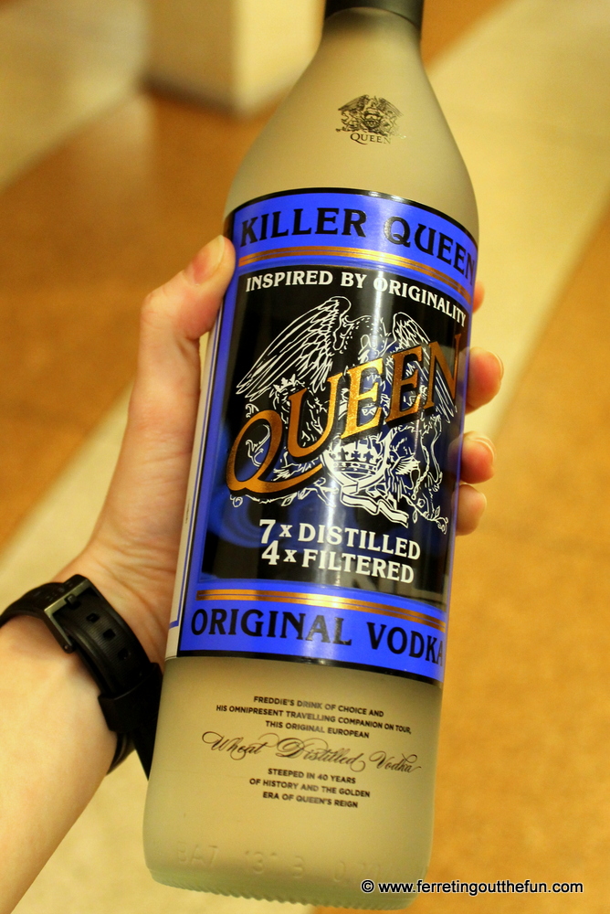 Killer Queen Vodka, a favorite drink of Freddie Mercury