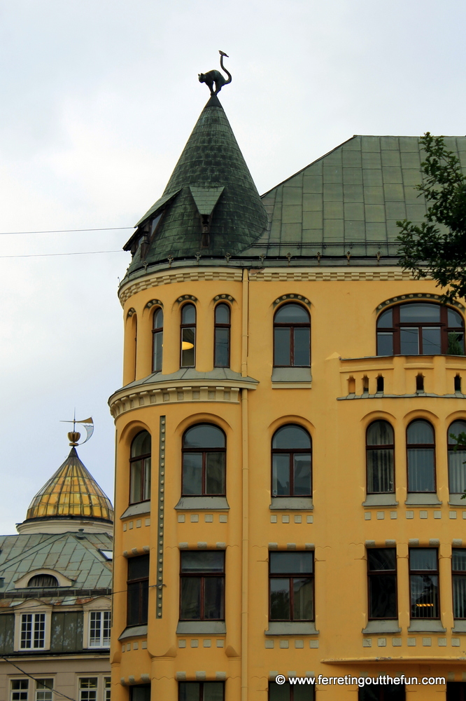 Black Cat House in Riga, Latvia