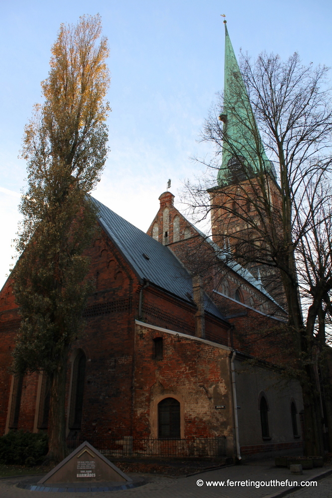 Medieval St Jacobs Church in Riga, Latvia