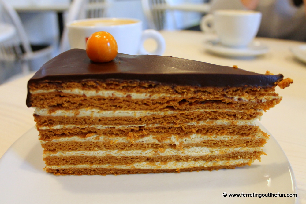 Latvian honey cake