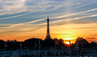 Paris sunset