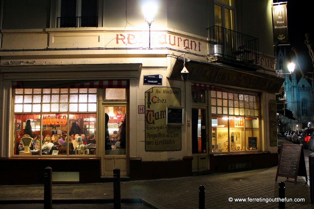 au vieux bruxelles restaurant