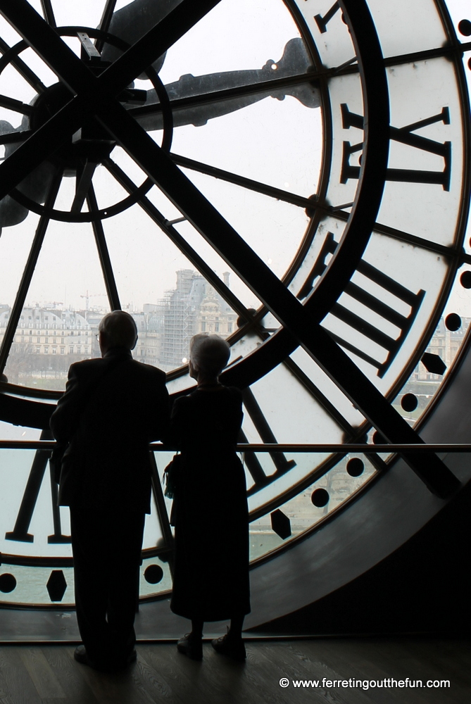 Passage of Time // The famous clock of the Musee d'Orsay in Paris, France