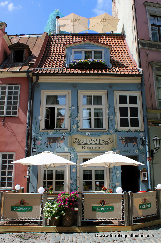 1221 Restorans, one of the best restaurants in Riga