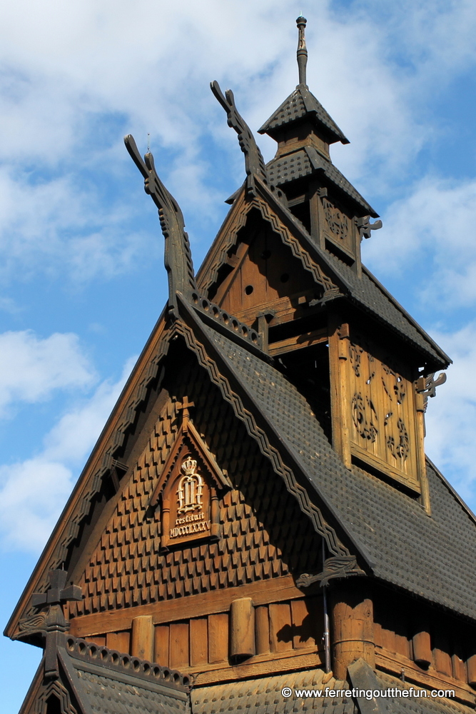 13th century Stave church located in Oslo, Norway