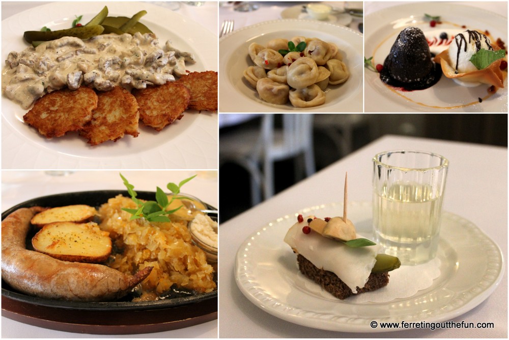 Uncle Vanya Riga Menu