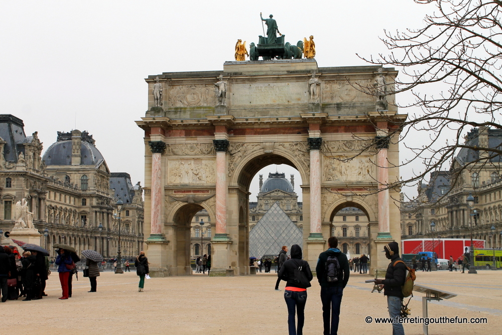 Louvre entrance gate