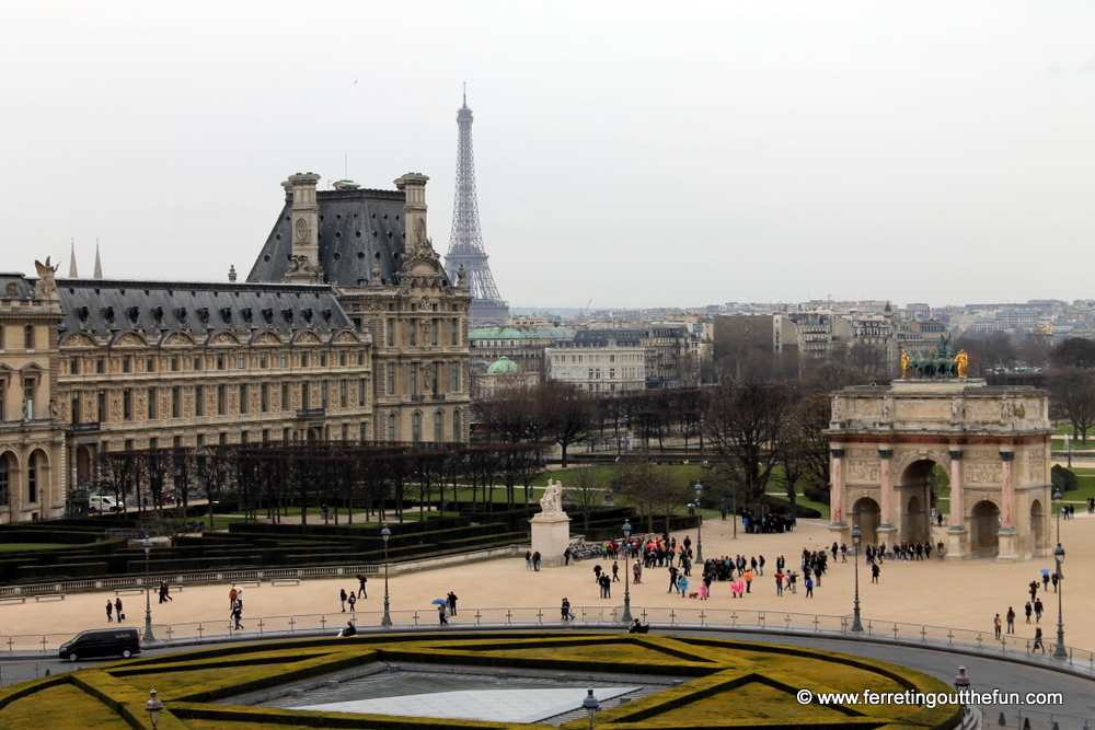 Louvre Paris view