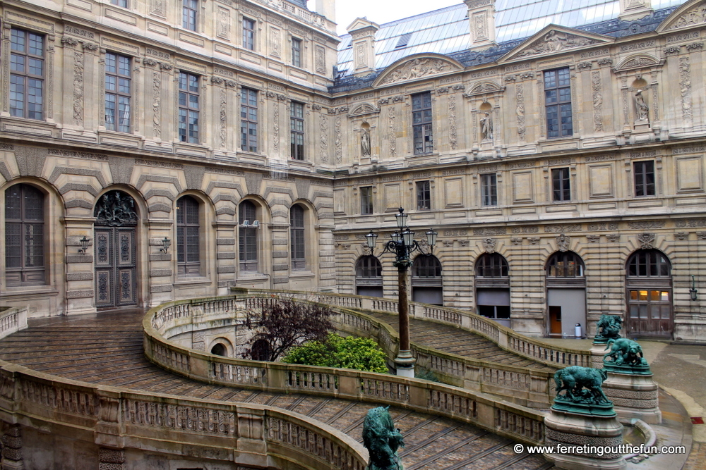 the Louvre palace