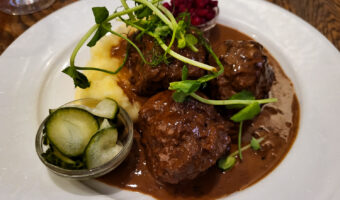 Swedish meatballs in Stockholm