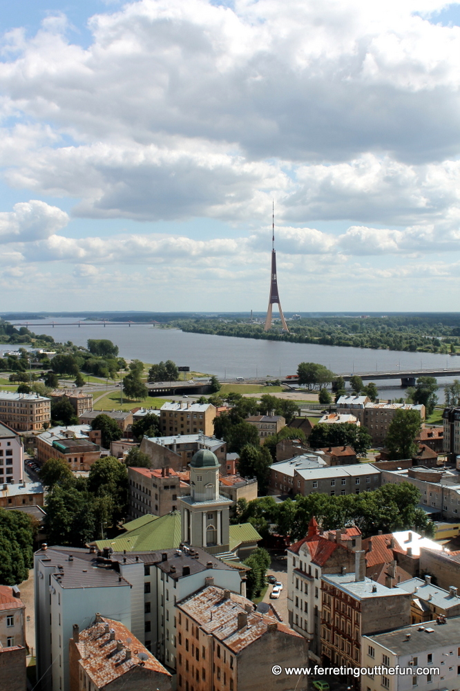A birds-eye view of lovely Riga, Latvia