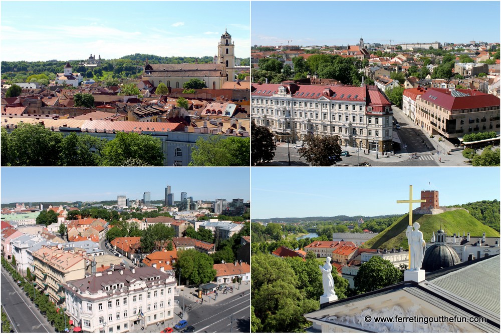 view from vilnius bell tower