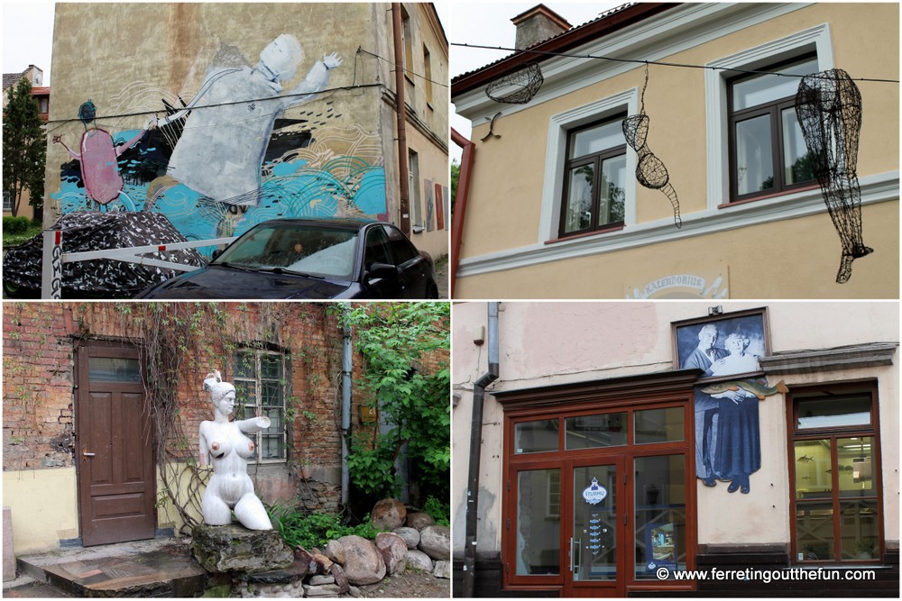 Republic of Uzupis street art